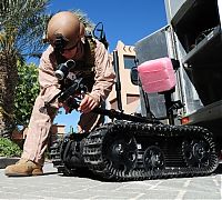 Transport: EOD bomb explosive ordnance disposal robot