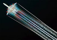 Transport: contrails, condensation vapour trails