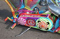 Transport: Custom chopper by Rick Fairless, Strokers Dallas