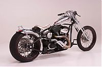 Transport: Custom chopper by Rick Fairless, Strokers Dallas