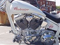 Transport: Custom chopper by Rick Fairless, Strokers Dallas