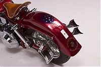 Transport: Custom chopper by Rick Fairless, Strokers Dallas