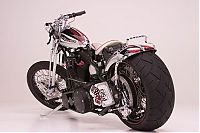 Transport: Custom chopper by Rick Fairless, Strokers Dallas