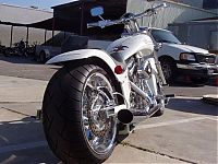 Transport: Custom chopper by Rick Fairless, Strokers Dallas