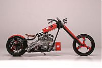 Transport: Custom chopper by Rick Fairless, Strokers Dallas