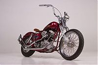 Transport: Custom chopper by Rick Fairless, Strokers Dallas