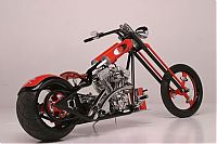 Transport: Custom chopper by Rick Fairless, Strokers Dallas