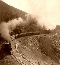 Transport: History: Rail transportation in the United States
