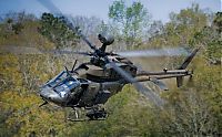 Transport: Bell OH-58 Kiowa military helicopter