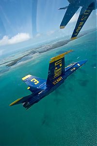 Transport: Blue Angels, flight demonstration squadron, United States Navy