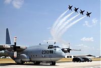 Transport: Blue Angels, flight demonstration squadron, United States Navy