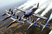 Transport: Blue Angels, flight demonstration squadron, United States Navy