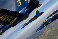 Transport: Blue Angels, flight demonstration squadron, United States Navy