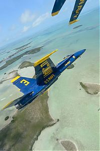 Transport: Blue Angels, flight demonstration squadron, United States Navy