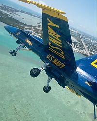 Transport: Blue Angels, flight demonstration squadron, United States Navy