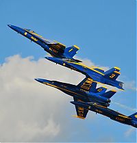 Transport: Blue Angels, flight demonstration squadron, United States Navy