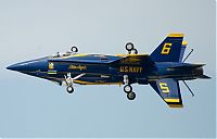 Transport: Blue Angels, flight demonstration squadron, United States Navy