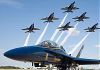 Transport: Blue Angels, flight demonstration squadron, United States Navy