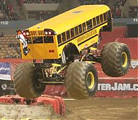 Transport: monster truck vehicle