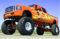 Transport: monster truck vehicle