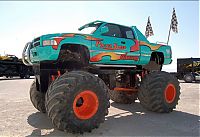 Transport: monster truck vehicle