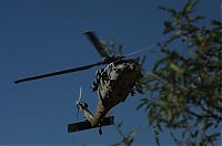 Transport: helicopter in action