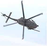 Transport: helicopter in action