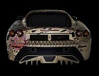 Transport: Ferrari F430 with tattoos by Philippe Pasqua