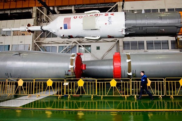 Baikonur Cosmodrome Soyuz spacecraft launched