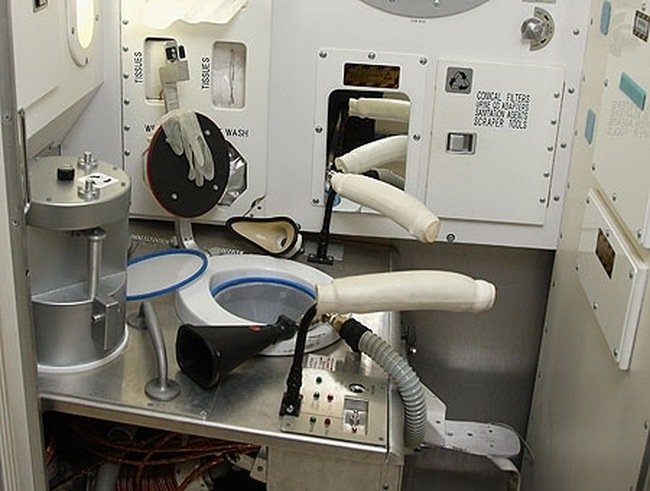International Space Station toilet