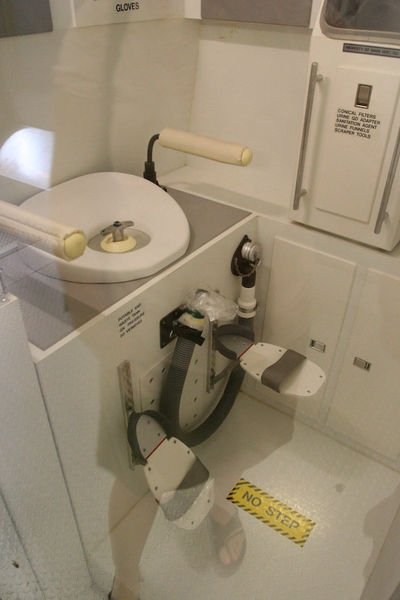 International Space Station toilet