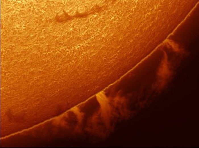 sun photograph