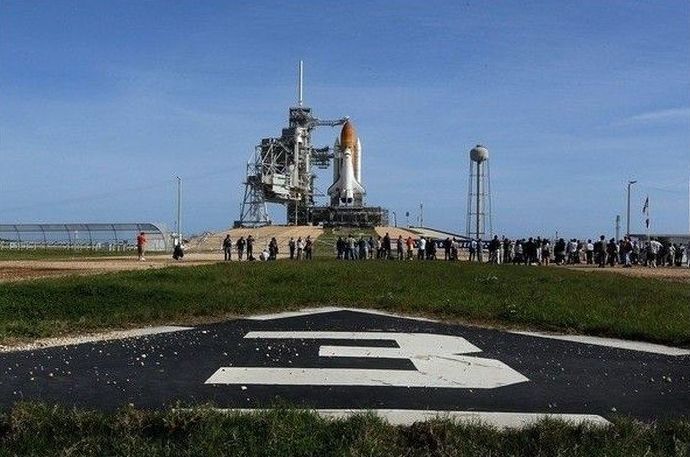 Space shuttle Discovery launched, United States