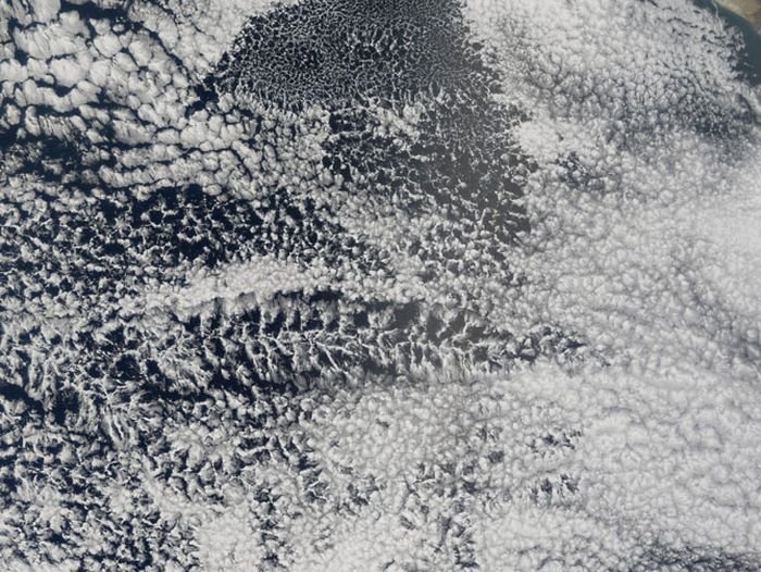 clouds from space