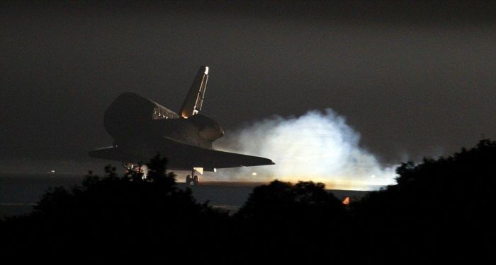 Final mission of the space shuttle Endeavour, Kennedy Space Centre, Florida, United States