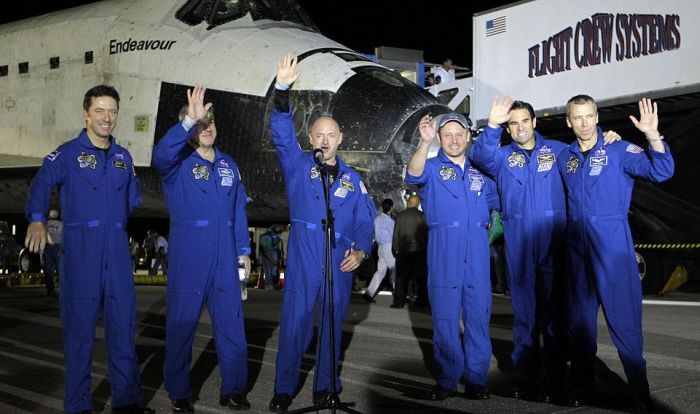 Final mission of the space shuttle Endeavour, Kennedy Space Centre, Florida, United States