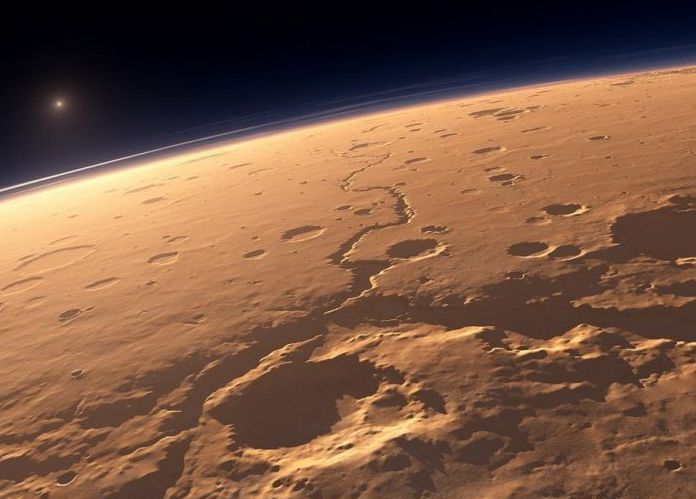 artistic rendering of mars