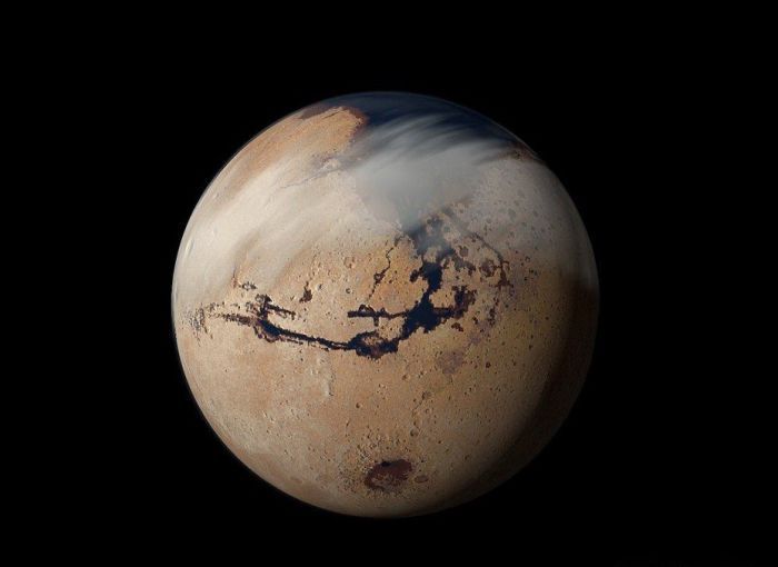 artistic rendering of mars