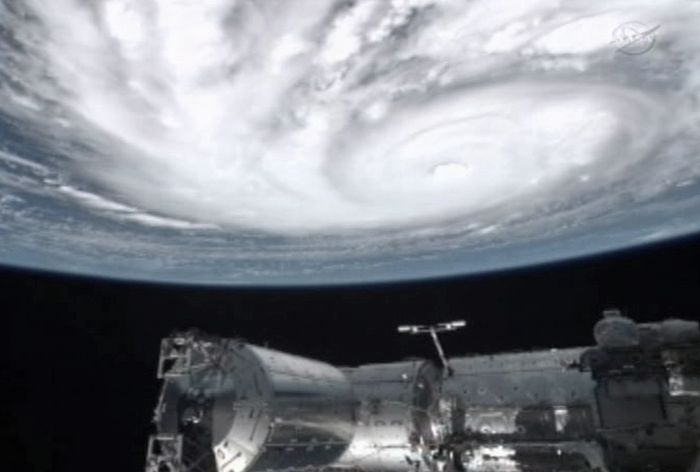 Hurricane Irene 2011 from space