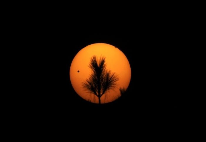 Transit of Venus across the Sun