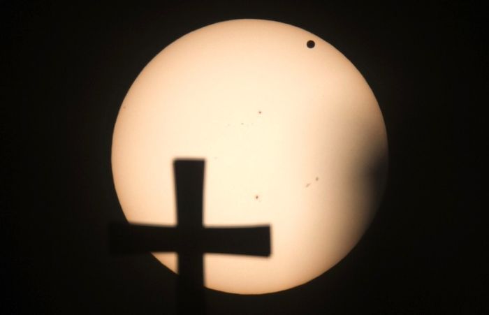 Transit of Venus across the Sun