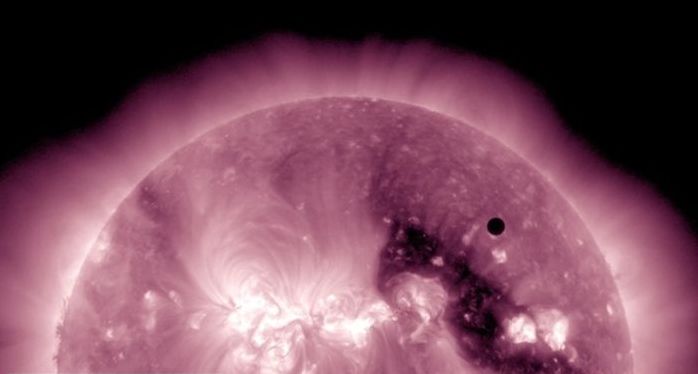 Transit of Venus across the Sun