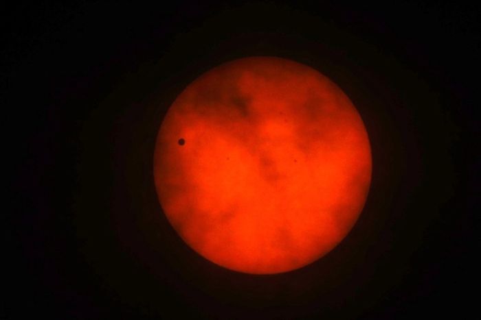 Transit of Venus across the Sun