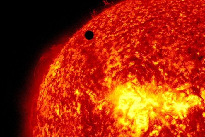 Transit of Venus across the Sun