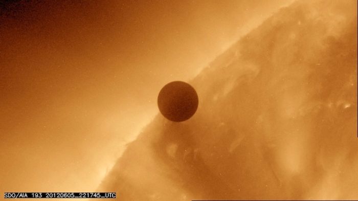 Transit of Venus across the Sun
