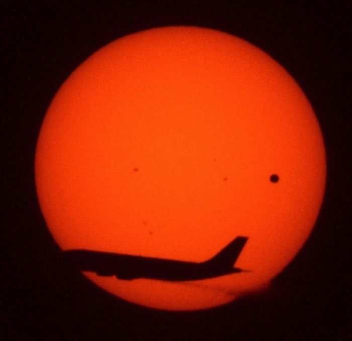 Transit of Venus across the Sun