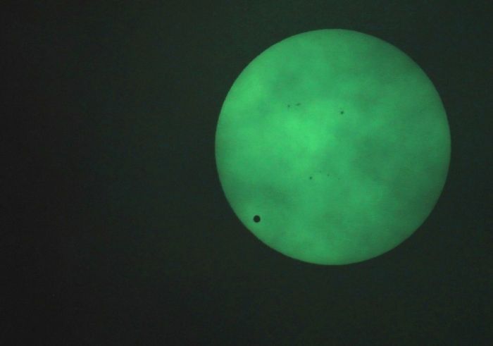 Transit of Venus across the Sun