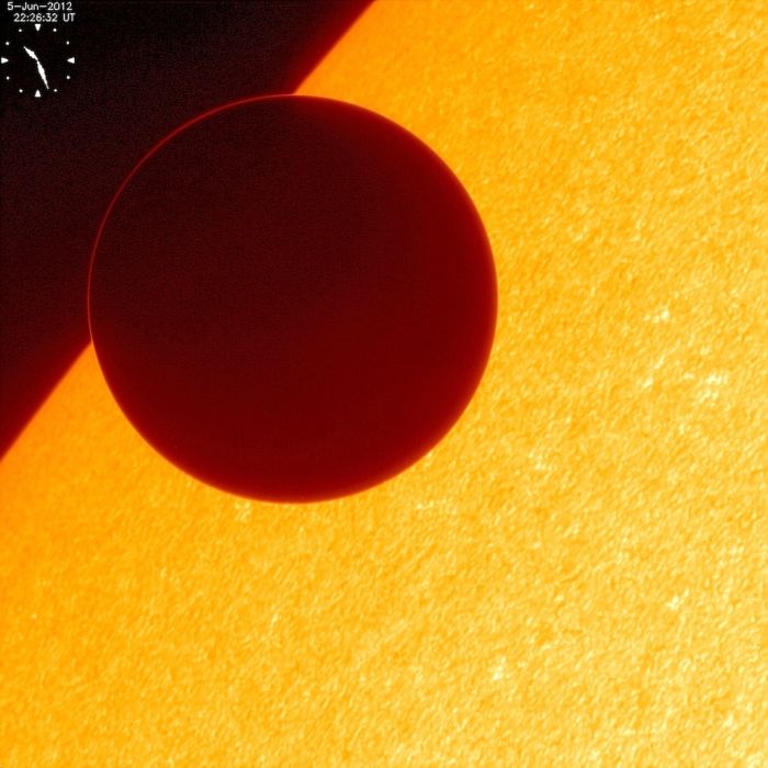 Transit of Venus across the Sun