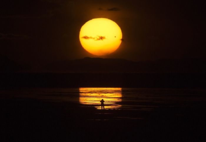 Transit of Venus across the Sun