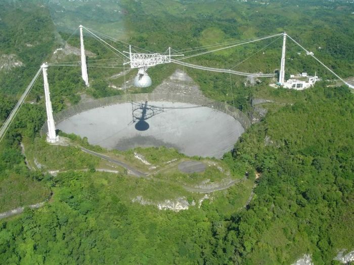 Arecibo Observatory radio telescope, National Astronomy and Ionosphere Center, Arecibo, Puerto Rico